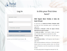 Tablet Screenshot of portal3visao.com