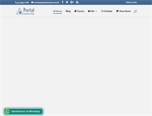 Tablet Screenshot of portal3visao.com.br